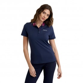 дамски,блузи,с,яка,calvin,klein,golf,vesey,short,sleeve,polo,blue,(navy)