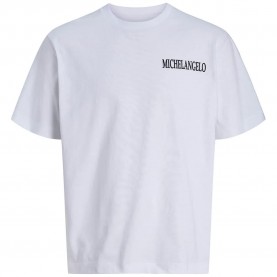 Тениска Jack & jones Apoh short sleeve T-shirt - White (Bright White) тениска,мъжки,тениски,jack,&,jones,apoh,short,sleeve,t,shirt,white,(bright,white)