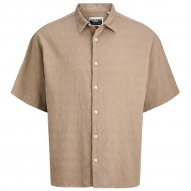риза,с,къс,ръкав,мъжки,ризи,jack,&,jones,athletico,cringle,plus,size,short,sleeve,shirt,desert,taupe,(beige)