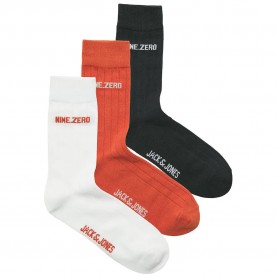чорапи,мъжки,чорапи,jack,&,jones,basel,solid,socks,3,pairs,marshmallow,asphalt,summer,fig,(multicolor)