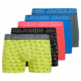 боксерки,мъжко,бельо,jack,&,jones,capri,skull,ln,boxers,5,units,multicolor,(safety,yellow,black,diva,pink,stormy,weather,electric,blue,lemonade)