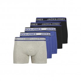 боксерки,детско,бельо,jack,&,jones,christian,solid,boxers,5,units,black,light,grey,melange,dazzling,blue,(multicolor)
