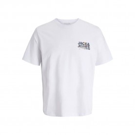 тениска,мъжки,тениски,jack,&,jones,geplas,short,sleeve,t,shirt,white,small,print,(white)