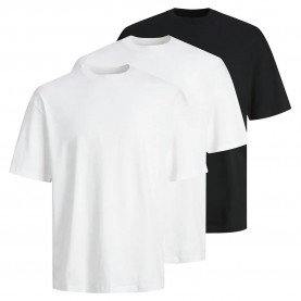 тениска,мъжки,тениски,jack,&,jones,hugo,loose,short,sleeve,t,shirt,white,2x,white,1x,black,(white,black)