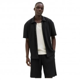 риза,с,къс,ръкав,мъжки,ризи,jack,&,jones,interlude,plisse,short,sleeve,shirt,black,(black)