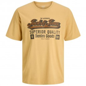 Тениска Jack & jones Logo 2 Col short sleeve T-shirt - Yellow (Curry) тениска,мъжки,тениски,дамски,тениски,jack,&,jones,logo,2,col,short,sleeve,t,shirt,yellow,(curry)