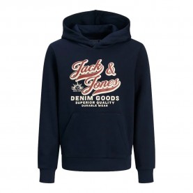 суичър,детски,блузи,jack,&,jones,logo,2,col,mni,hoodie,sky,captain,(blue)