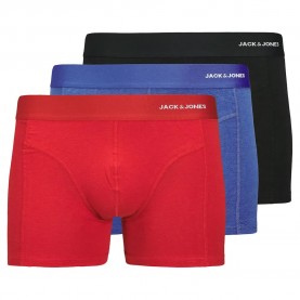 боксерки,мъжко,бельо,jack,&,jones,nyjah,bamboo,sn,boxers,3,units,black,dazzling,blue,salsa,(multicolor)