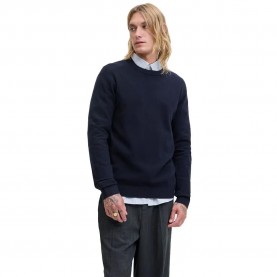 блуза,мъжки,пуловери,jack,&,jones,perfect,wool,sweater,blue,(maritime,blue,melange)