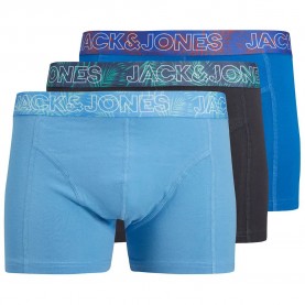боксерки,мъжко,бельо,jack,&,jones,pete,solid,boxers,3,units,blue,black,(azure,blue,india,ink,beaucoup,blue)