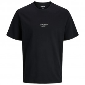 тениска,мъжки,тениски,jack,&,jones,soho,plus,size,short,sleeve,t,shirt,black