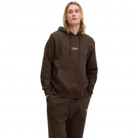 суичър,мъжки,пуловери,jack,&,jones,soho,hoodie,delicioso,(brown)