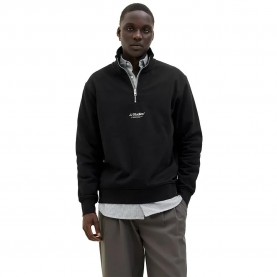 блуза,мъжки,пуловери,jack,&,jones,soho,quarter,full,zip,sweatshirt,black