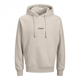 суичър,мъжки,пуловери,jack,&,jones,soho,plus,size,hoodie,moonbeam,(beige)