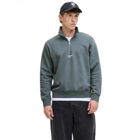 блуза,мъжки,пуловери,jack,&,jones,soho,quarter,full,zip,sweatshirt,stormy,weather,(grey)