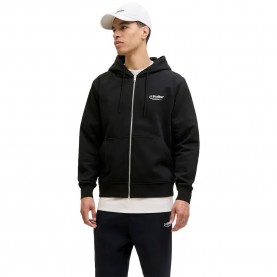 блуза,мъжки,пуловери,jack,&,jones,soho,full,zip,sweatshirt,black