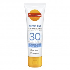 специфични,козметични,продукти,carroten,face,super,mat,cream,spf,30,facial,cream,50,ml,clear,(white)