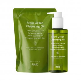 специфични,козметични,продукти,purito,seoul,from,green,oil,refill,facial,cleanser,200ml,2,units,clear,(white)