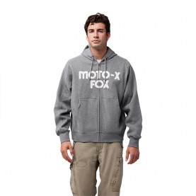 блуза,мъжки,пуловери,fox,moto,x,oversized,full,zip,sweatshirt,grey,(heather,graphite)