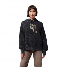 суичър,дамски,блузи,fox,throttle,oversized,hoodie,black