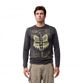 тениска,мъжки,тениски,fox,throttle,prem,long,sleeve,t,shirt,black,(black)