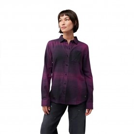 риза,с,дълъг,ръкав,дамски,блузи,дамски,ризи,fox,traildust,flannel,long,sleeve,shirt,sangria,(purple)
