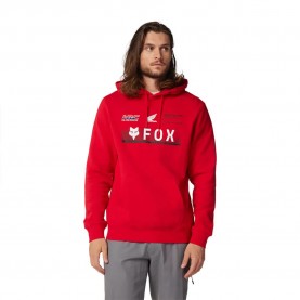 Суичър Fox Racing X Honda hoodie - Red (Flame Red) суичър,мъжки,пуловери,fox,racing,x,honda,hoodie,red,(flame,red)