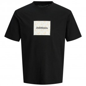 тениска,мъжки,тениски,jack,&,jones,split,aop,branding,short,sleeve,t,shirt,black