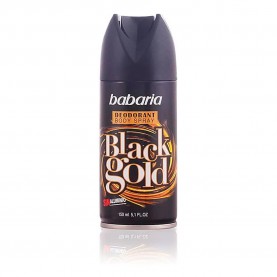 хигиена,тяло,babaria,black,gold,150ml,deodorant,spray,clear