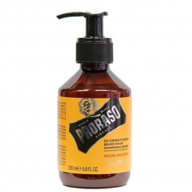 бръснене,proraso,beard,wood,&,spice,200ml,beard,shampoo,clear