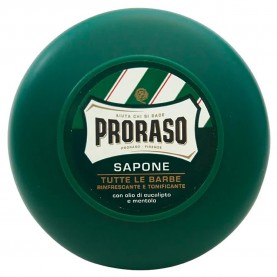 бръснене,proraso,jar,refresh,eucalyptus,150ml,beard,soap,green