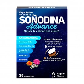 специфични,козметични,продукти,soñodina,melatonina,advanced,nutritional,supplement,30,units,clear