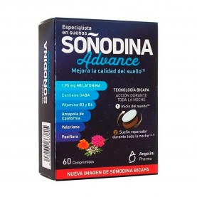 специфични,козметични,продукти,soñodina,melatonina,advanced,nutritional,supplement,60,units,clear