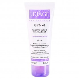 хигиена,тяло,uriage,gyn,8,100ml,intimate,gel,clear