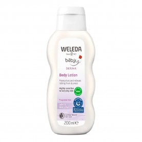 козметика,за,овлажняване,weleda,white,mallow,fragrance,free,200ml,body,milk,clear