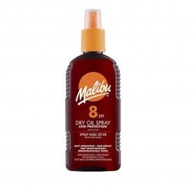 козметика,за,защита,от,слънце,malibu,dry,oil,spray,spf,8,sunscreen,200ml,clear,(white)