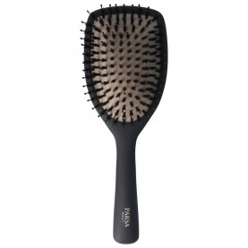 хигиена,коса,parsa,keratin,care,and,shine,paddle,hair,brush,silver,(black)