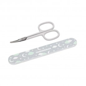 специфични,козметични,продукти,tweezerman,baby,scissors,with,file,nail,polish,transparent