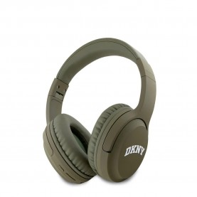 слушалки,слушалки,dkny,pu,leather,arch,logo,wireless,headphones,green
