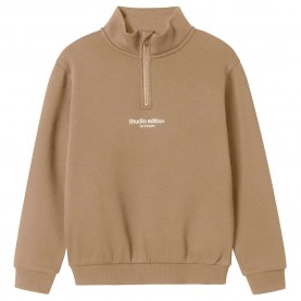 блуза,детски,блузи,name,it,brody,half,zip,sweatshirt,pure,cashmere,(beige)