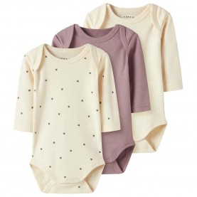 детски,облекла,за,момичета,name,it,heart,long,sleeve,body,3,units,summer,sand,w,summer,sand,deauville,mauve,(multicolor)