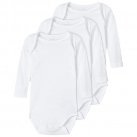 детски,облекла,за,момчета,name,it,solid,long,sleeve,body,3,units,white,(bright,white)