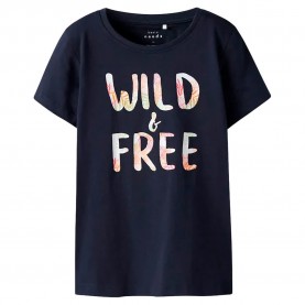 тениска,детски,тениски,name,it,vanaya,short,sleeve,t,shirt,dark,sapphire,wild,&,free,(blue)