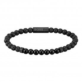 BOSS 1580272 bracelet - Silver (Black) бижутерия,boss,1580272,bracelet,silver,(black)