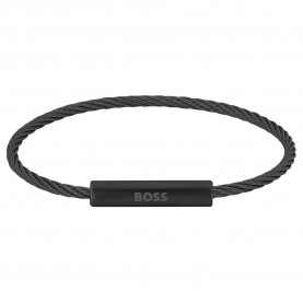 бижутерия,boss,1580389,bracelet,black,(silver)