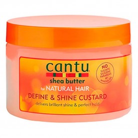 Cantu Shea Butter Define & Shine Custard 340g Fixing gel - Pink хигиена,тяло,cantu,shea,butter,define,&,shine,custard,340g,fixing,gel,pink