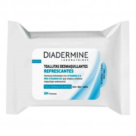 козметика,за,почистване,diadermine,refreshing,3in1,make,up,removers,wipes,25,units,clear