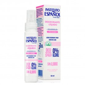 хигиена,тяло,instituto,español,sensitive,skin,50ml,deodorant,spray,clear
