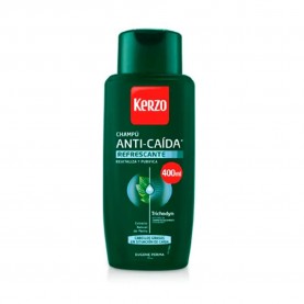 хигиена,коса,kerzo,refreshing,400ml,hair,loss,shampoo,green