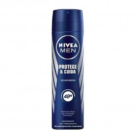хигиена,тяло,nivea,protect&care,200ml,deodorant,spray,blue